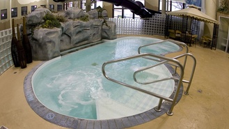Therapeutic mineral pool and aroma infused steam room
